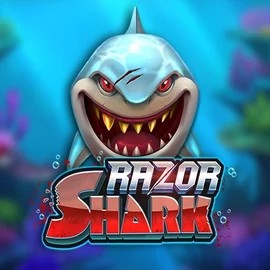 Razor Shark logo by Push Gaming at Lucky Max CasinoRazor Shark
