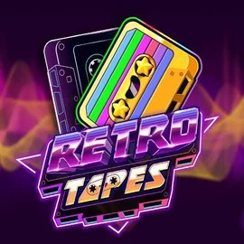 Retro Tapes slot logo by Push Gaming at Lucky Max CasinoRetro Tapes