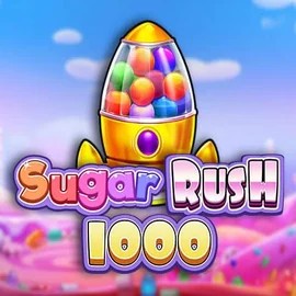 Sugar Rush 1000 slot logo by Pragmatic Play at Lucky Max Casino